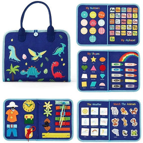 Dinosaur Travel Busy Board – Hands-On Learning Activity Book – image 1 of 4