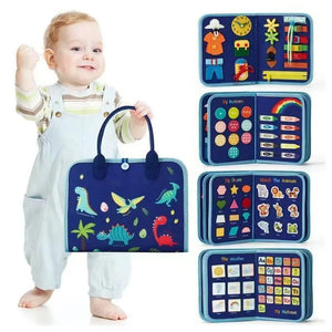 Dinosaur Travel Busy Board – Hands-On Learning Activity Book – image 3 of 4