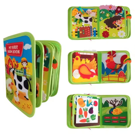 Farmyard Story Felt Quiet Book – Interactive Learning Play – image 4 of 11