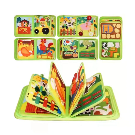 Farmyard Story Felt Quiet Book – Interactive Learning Play – image 8 of 11