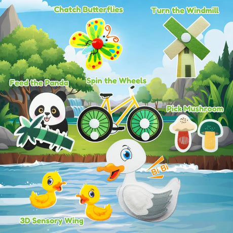 Forest Adventure Sensory Quiet Book – Nature Activity Play – image 5 of 8