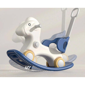 Kids Rocking Horse 3 in 1 - Toddler Baby Horses Ride On - KiwiBargain