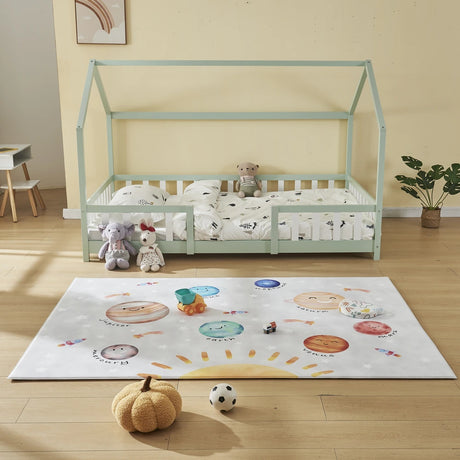 Cushioned TPU Kids Play Mat – Reversible Wipe-Clean Designs – image 1 of 12