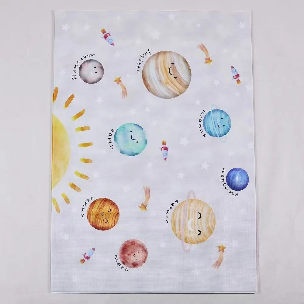 Cushioned TPU Kids Play Mat – Reversible Wipe-Clean Designs – image 3 of 12