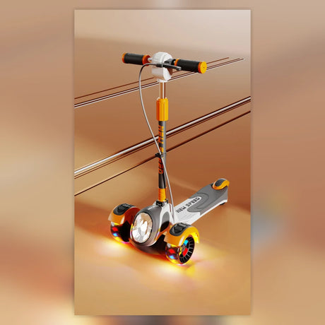 Light-Up Three-Wheel Kids Scooter – product image 1 of 4