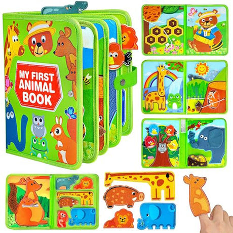 My First Animals Quiet Book – Felt Matching Activities – image 2 of 8