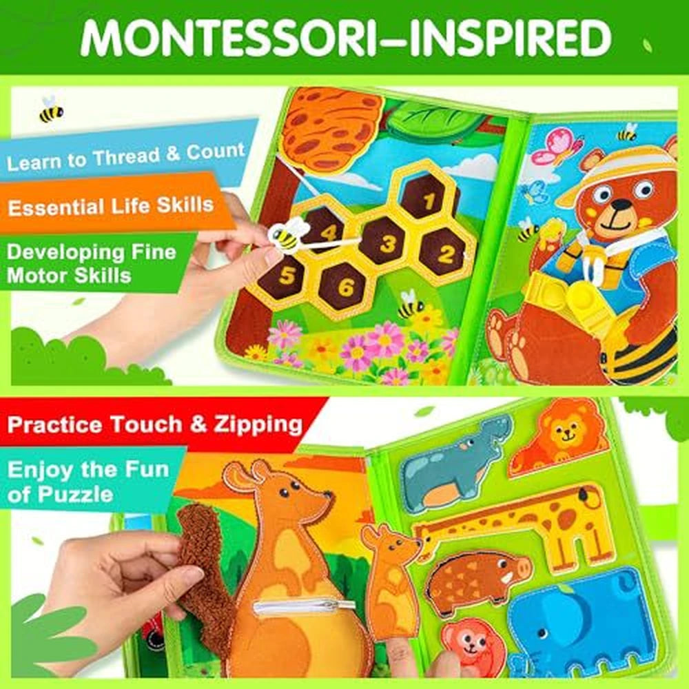 My First Animals Quiet Book – Felt Matching Activities – image 3 of 8