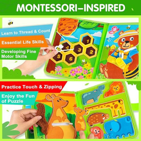 My First Animals Quiet Book – Felt Matching Activities – image 3 of 8