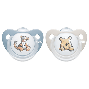 NUK Trendline Silicone Baby Soother - 2pk -Disney Winnie the Pooh - KiwiBargain