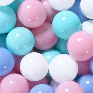 Premium Ball Pit Balls - 100 Pastel Balls - KiwiBargain