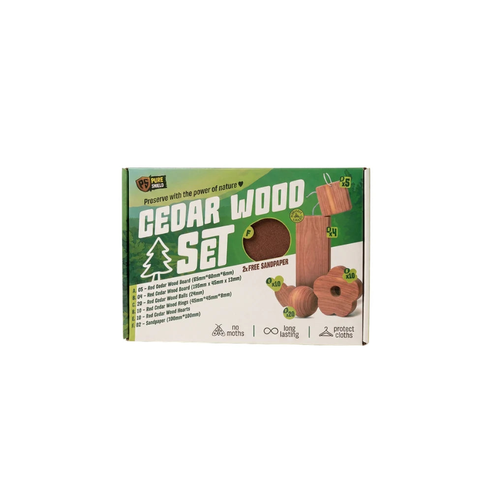 Pure Shield cedar wood set product view
