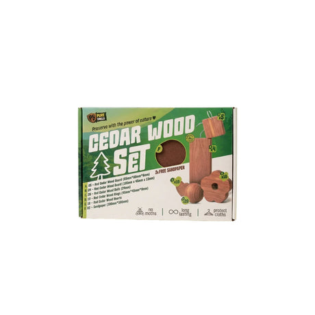 Pure Shield cedar wood set product view