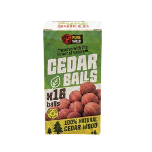 Pure Shield natural cedar balls 16 pack