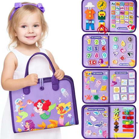 Purple Fantasy Travel Busy Board – Practical Skills Activity Book – image 4 of 10