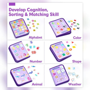 Purple Fantasy Travel Busy Board – Practical Skills Activity Book – image 9 of 10
