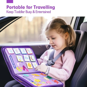 Purple Fantasy Travel Busy Board – Practical Skills Activity Book – image 10 of 10