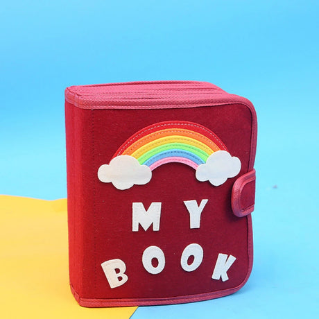 Rainbow Alphabet Felt Quiet Book – Practical Life Activities – image 2 of 9