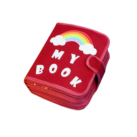 Rainbow Alphabet Felt Quiet Book – Practical Life Activities – image 3 of 9