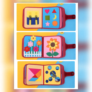 Rainbow Alphabet Felt Quiet Book – Practical Life Activities – image 6 of 9