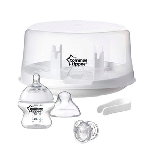 Tommee Tippee Closer To Nature Microwave Steam Steriliser - White - KiwiBargain