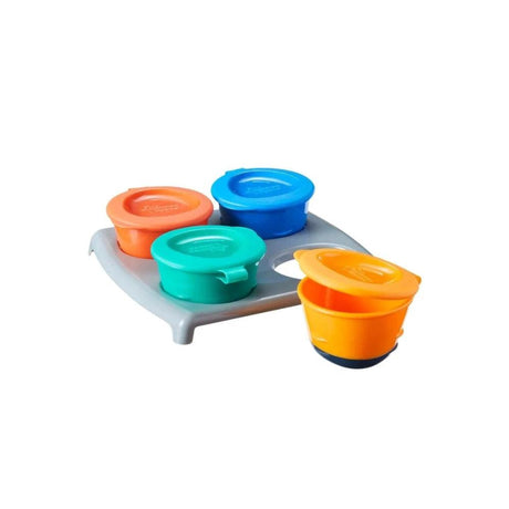 Tommee Tippee Closer To Nature Pop-Up Freezer Pots & Tray - 4pack - KiwiBargain