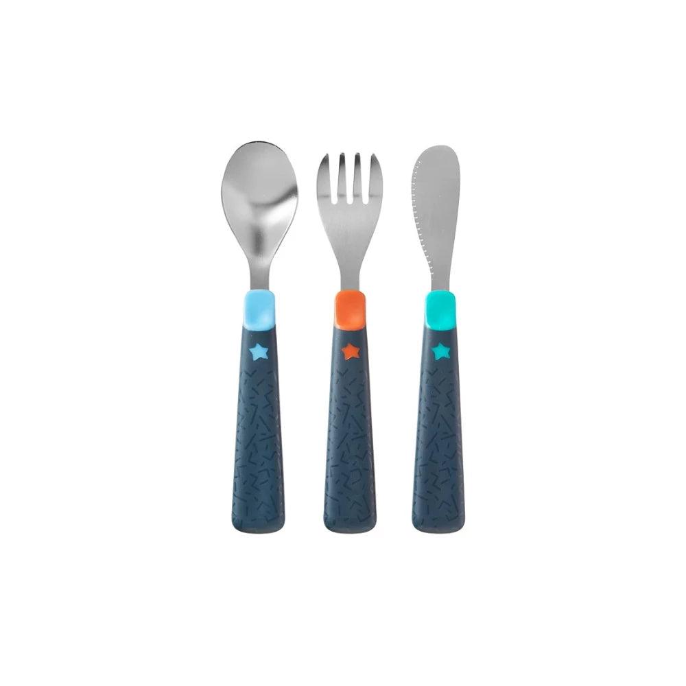 Tommee Tippee Grown Up Kids First Cutlery Set (Asstd. Colours) - KiwiBargain