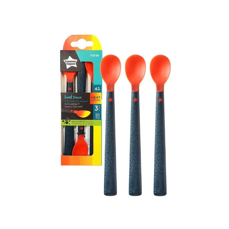 Tommee Tippee Heat Sensing Weaning Spoons - 3pack - KiwiBargain