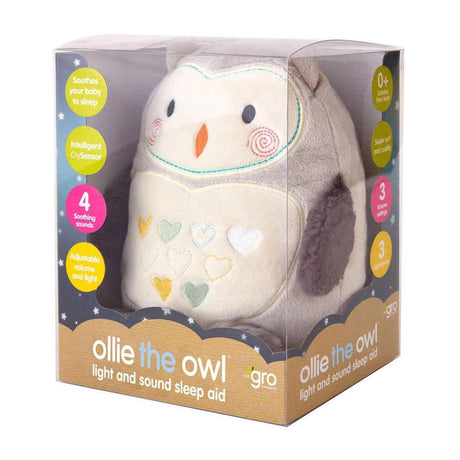 Tommee Tippee Ollie the Owl - Gro friend Sound & Light Sleep Aid - KiwiBargain