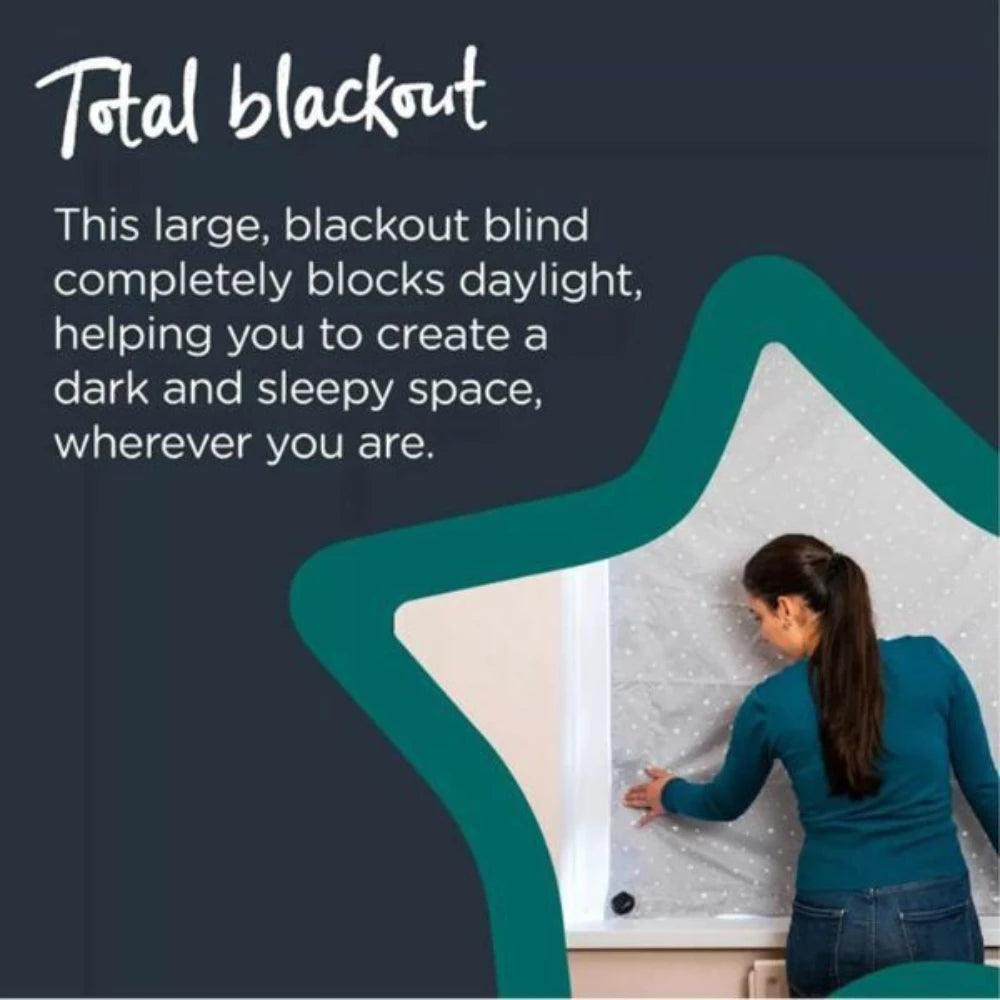 Tommee Tippee Portable Blackout Blind - Starry Grey - KiwiBargain