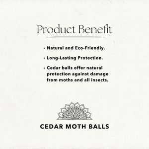 32 Cedar Wood Balls - Jasmine Natural Moth Repellent - KiwiBargain