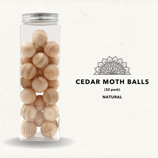 Cedar Wood Moth Balls Natural Moth Repellent 32 Balls KiwiBargain