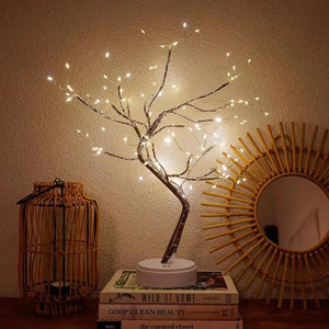 Table Tree Lamp Fairy Light / Spirit Light - Warm White - KiwiBargain